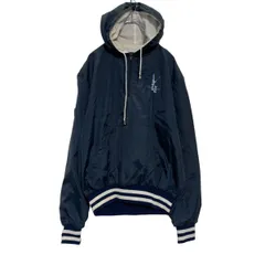 Holloway ハーフジップ ナイロンジャケット M ネイビー ロケットタロンジップ プルオーバー 古着卸 アメリカ仕入 a605-8605