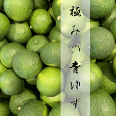 【極みの青ゆず】有機栽培　無農薬　自然栽培　1kg