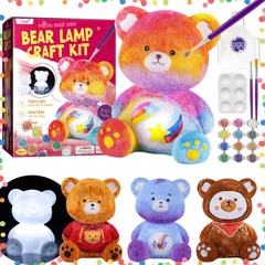 【特価セール】手作りキット 工作キット 動物ランプ 間接照明 お絵描きキット 子供 メイキングトイ 熊ランプ 男の子 女の子 描ける プレゼント