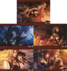 【中古】キャラカード [単品] 集合 2L判ブロマイド5種セット 「Switchソフト 真紅の焔 真田忍法帳 for Nintendo Switch ebtenDXパック」 同梱特典