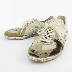 martin margiela アーティザナル　落書きジャーマントレーナー Maison Margiela Graffiti German trainer WHITE VINTAGE│Ambiance