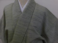 夏着物 紗付け下げ 正絹 くすみ系淡い水色 - メルカリ