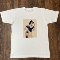 白雪姫 BITCH 小鳥 Tシャツ 白