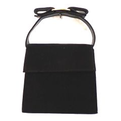 Th634621 フェラガモ 2WAY ショルダーバッグ ハンドバッグ BC213104 スエード 本革 ブラック Ferragamo 中古