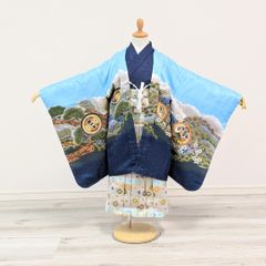 室内撮影【1時間のみ使用】 2025七五三用着物セット 黄色 花柄 - メルカリ
