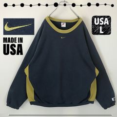 NIKE☆USA製☆Vネック☆リブ切替☆メッシュTシャツ☆フットボール