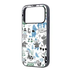 iPhone 17 Pro / ムーミン / maru 衝撃吸収 バンパー ハイブリッドケース / パターン_2