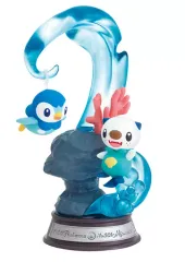 【中古】トレーディングフィギュア 4.ポッチャマ＆ミジュマル 「ポケットモンスター SWING VIGNETTE Collection2」