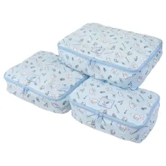 シナモロール 旅行ポーチ トラベルポーチ3点セット ウォーターシナモン サンリオ 丸眞 小物入れ 整理 収納 キャラクター グッズ 