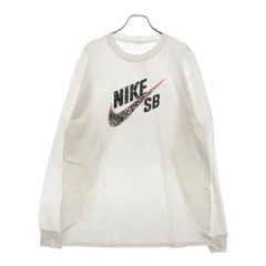 NIKE SB (ナイキエスビー) 20SS×CACTUS JACK TRAVIS SCOTT Logo L/S Tee カクタスジャック ロゴプリント長袖Tシャツ ホワイトのサムネイル