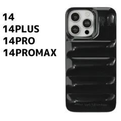 iPhone14 14PLUS 14PRO 14PROMAX ケース スマホカバー ダウンジャケット ブラック