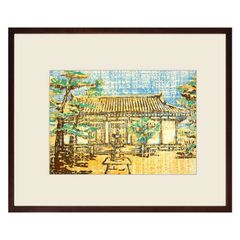 真作 早川純子 「箱庭」木口木版画 額装 - メルカリ