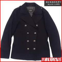 ✨未使用級✨ブラックレーベル　ナポレオンコート　カシミア混 ブラック　サイズL 希少】バーバリー ブラックレーベル ナポレオンコート カシミア混 M