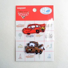 ワッペン アイロン ディズニー Cars カーズ マックイーン & メーター シール ミニ ミニカー MY5505-MY513 ビンテージ アウトドア