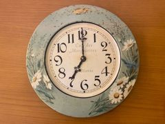 LAURA ASHLEY 掛時計 花柄デザイン ヴィンテージ - メルカリ