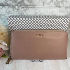 🤍美品🤍FURLA バビロン　ラウンドファスナー　長財布　ピンク　フルラ