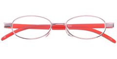 軽量 老眼鏡 薄型 (専用スリムケース付き) 超 レディーズ スリム ピンク ウルトラ +2.00