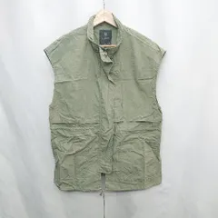 ◇ ⊂ w closet ダブルクローゼット ベストジャケット サイズF カーキ レディース E  【1502030015317】