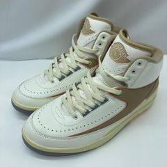 【中古】NIKE WMNS AIR JORDAN 2 Sunset Haze サイズ27cm DX4400-118 ナイキ ホワイト ベージュ[19]