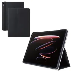 【新品】 エレコム iPad Pro 13インチ (M4) ケース カバー ケース ソフトレザー 軽量 2つのスタンドモード タッチペンホルダー付き ブラック TB-A25PLPLF2BK 0