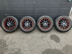 ヤリス　15インチ　アルミホイール　シュナイダーRX27ホイール　15×5.5J　4穴＆タイヤセットのサムネイル