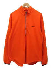 ナイキ NIKE 90s THERMA FIT ハーフジップ フリース XL オレンジ 長袖 トップス