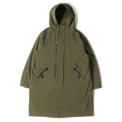 NANO UNIVERSE ナノユニバース 西川ダウン ジャケット ベスト付き ナイロン 中綿 モッズコート カーキ M アウター ブルゾン コラボ ブランド