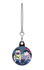 【中古】ストラップ(キャラクター) 十四松＆トド松 「おそ松さん カンバッジストラップ」