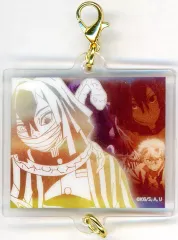 【中古】キーホルダー 伊黒小芭内(デザイン95) 「アニメ 鬼滅の刃 柱展 -そして無限城へ- 柱百景～絆アクリルチャーム15～ 伊黒小芭内」