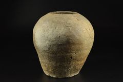 三井なる美 内紋灰陶鬲 約11.5㎝ 古代中国 土器】発掘土偶中国美術歴史 