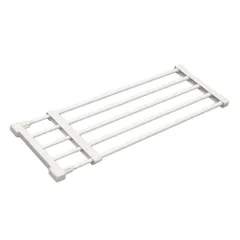 ホワイト ベビー用品収納 取付幅63~93cm 強力タイプ つっぱり棚63 耐荷重30~13kg SHINDO HEIAN KB-63WHF 平安伸銅工業のサムネイル