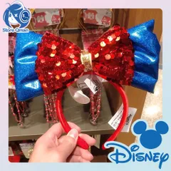S2 10～15営業日発送 ディズニー プリンセス 白雪姫 カチューシャ スパンコール 赤 青 海外限定 上海ディズニーランド 上海ディズニー プリンセス 美女と野獣 白雪姫 女王 シンデレラ アナと雪の女王 アナ雪 女王 オーロラ姫  ベル アリエル