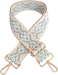 NOELAMOUR 互換品 ショルダーストラップ バッグ用 太め 付け替え ショルダーベルト バッグストラップ 肩掛けひも 調節可能 持ち手 取っ手 design-B 金色金具(design-B， 金色金具)