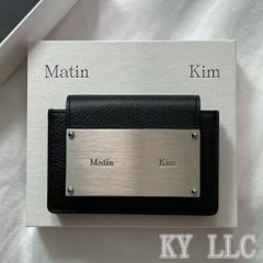 新品未使用Matin Kim マーティンキム カードケース ミニ財布 小銭入れ 黒#6332