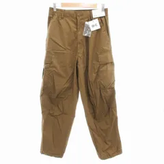 ユニクロ UNIQLO シー :C 25SS タグ付き ワイドフィットカーゴパンツ イージー S 茶 ブラウン 321-476193 /GV