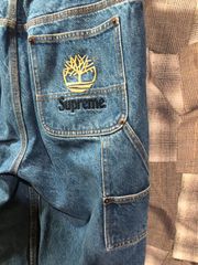 SUPREME × Timberland シュプリーム × ティンバーランド 21SS Double Knee Painter Pant Denim ペインターデニムパンツ サイズ30 インディゴ　FK