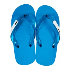 子供用 ビーチサンダル キッズ シャワーサンダル 名前が書ける ネームタグ付き 無地 小学生 小学校 男の子 女の子 スクール ジュニア プール 水泳 釣り 26cm サックス