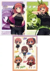 【中古】クリアファイル 二乃＆四葉＆集合 A4クリアファイル3枚セット 「五等分の花嫁∬×ドン・キホーテ」