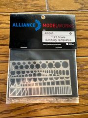 【Alliance Model Works】（AW005） 1/72 航空機用テンプレートセット