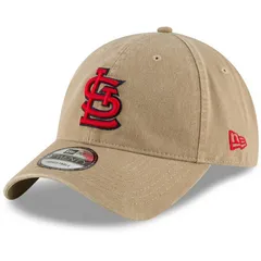 9Twenty ニューエラ NEWERA セントルイス カージナルス MLB ストラップバックキャップ KHAKI