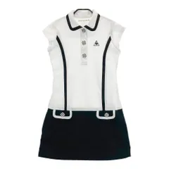 サイズ：M LECOQ GOLF ルコックゴルフ  ポロワンピース  ホワイト系 [240101206288] ゴルフウェア レディース ストスト
