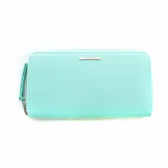 ティファニー TIFFANY & CO. 長財布 ウォッチ ロゴ ラウンドファスナー レザー ティファニーブルー 緑 グリーン ■GY17 /MQ ■OHのサムネイル