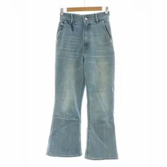 チコ CHICO 裾スリットフレアデニムパンツ ジーンズ ジーパン S ブルー CHZ1021103A0001 /NQ ■MA