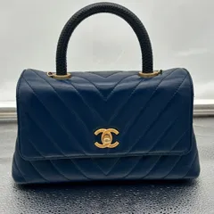 10/5まで限定価格☺︎【未使用に近い】CHANEL ココハンドル24㎝ シャネル ココハンドル24 XS キャビアスキン 2WAYハンドバッグ