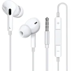 【在庫処分】対応 スマートフォン/PC/MP3/Switch/YouTube/ZOOM/PS4/Android/iPhone ヘッドホン ステレオイヤフォン 快適な装着感 ノイズキャンセリング イヤフォン カナル型 雑音なし クリア通話 リモコン付き 遅延なし