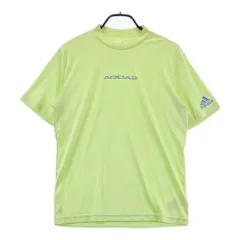 サイズ：M ADIDAS GOLF アディダスゴルフ HN8935 モックネック 半袖Tシャツ 総柄 グリーン系 [240101531509] ゴルフウェア メンズ ストスト