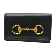 グッチ GUCCI ホースビット ベルト 6連キーケース レザー 黒 ブラック ゴールド金具 033 0959 0810 0 レディース F-ST2170
