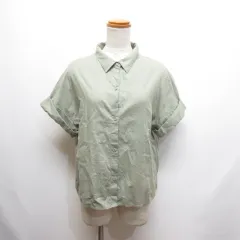 メルローズ MELROSE 半袖 ワイド コットン シャツ カットソー 緑 グリーンのサムネイル