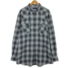 ラルフローレン　オンブレ　ダブルフェイス　ネルシャツ　ウエスタンシャツ　S～M位 fit=scale-down,w=1200