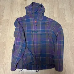 【人気入手困難】シュプリーム　ボックスロゴ入　チェック柄　コットンアノラック　L Cotton Utility Anorak | Supreme 24ss